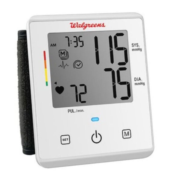 NIB Walgreens Auto Wrist Blood Pressure Monitor Easy One Touch Operation LED - Picture 2 of 6